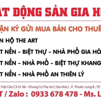 BẤT ĐỘNG SẢN GIA HOÀ