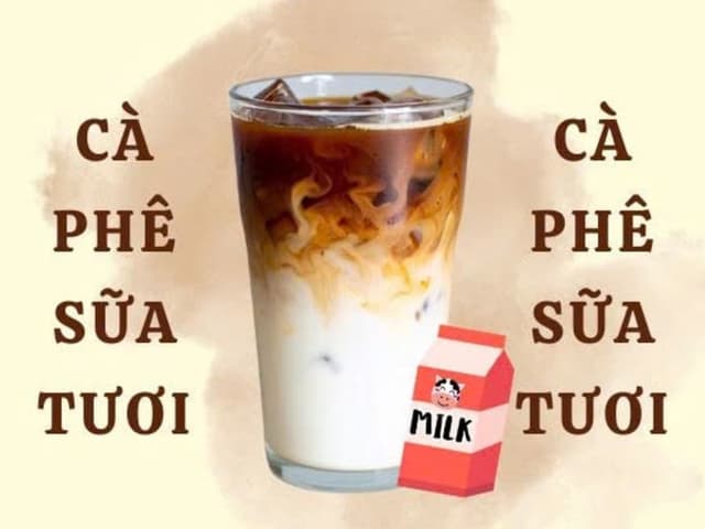 Sữa tươi Cà phê