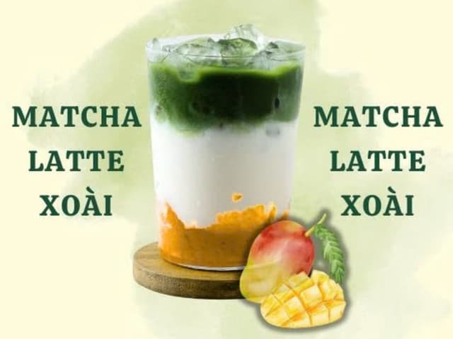Matcha Latte Xoài