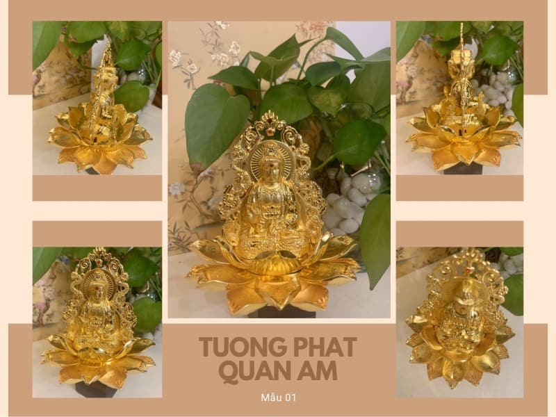 Tượng phật Quan Âm xe hơi - Mẫu 01