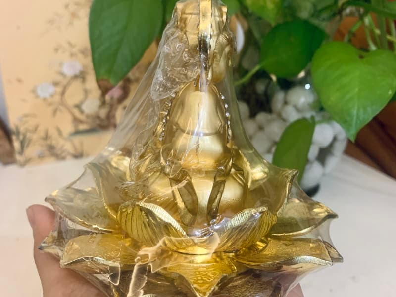 Tượng Phật Quan Âm kết cườm - Mẫu 04